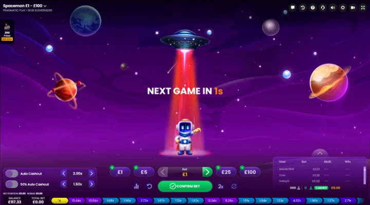 Akun Demo Gratis Raih Cuan Antar Galaksi di Spaceman OLE777